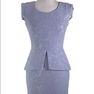 ANTONIO MELANI: PURPLE LACE DRESS